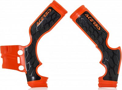 Acerbis 0022896 Husqvarna/KTM, X-Grip Rahmenschützer - Orange von Acerbis