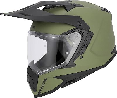 Acerbis Assault, Endurohelm - Matt-Oliv - S von Acerbis