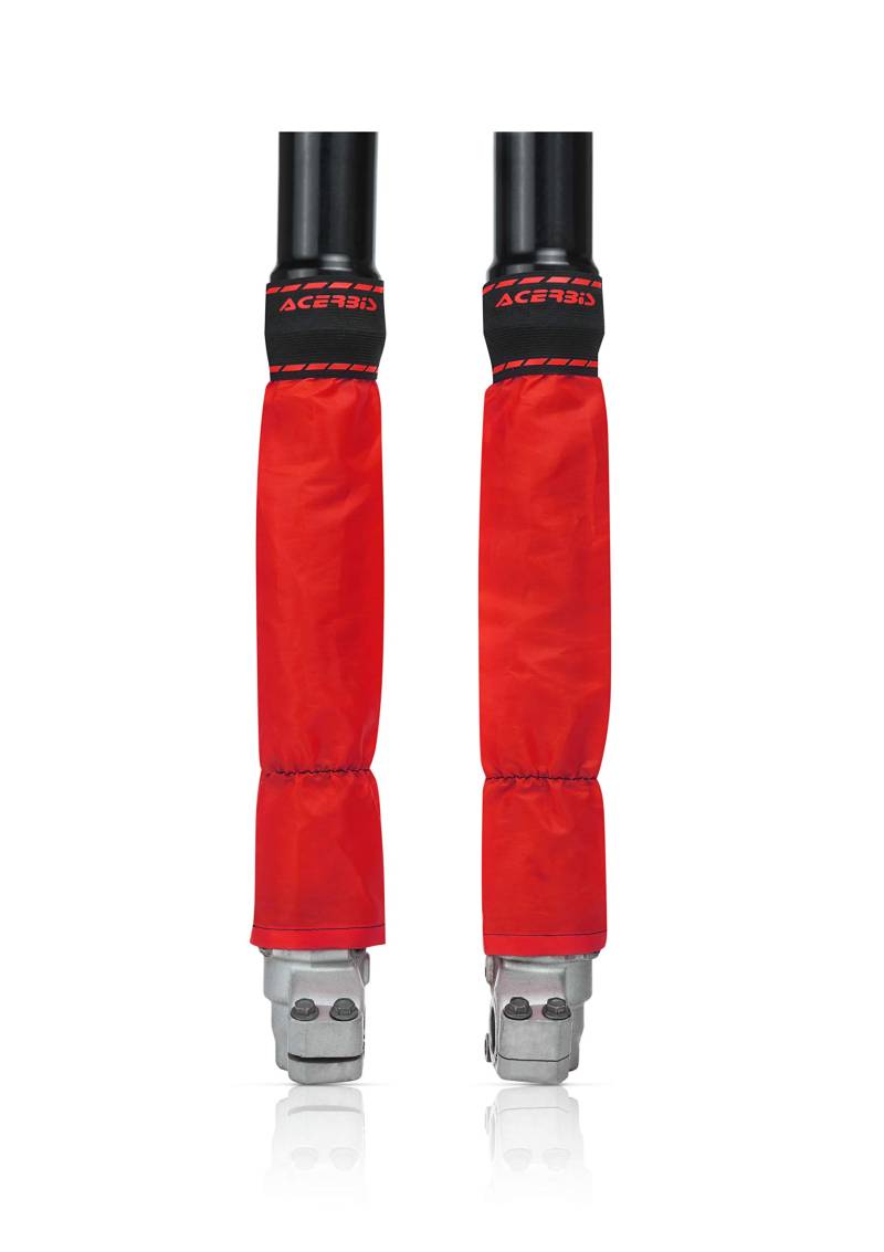 Acerbis 0024421.110 Z Z-Mud Gamaschen, Rot, 46 mm/49 mm Durchmesser, 2 Stück von Acerbis