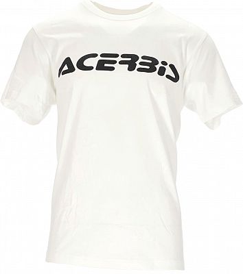 Acerbis Logo, T-Shirt - Weiß/Schwarz - L von Acerbis