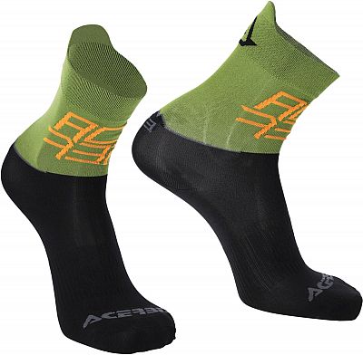 Acerbis MTB Light, Socken - Grün/Schwarz/Orange - S/M von Acerbis