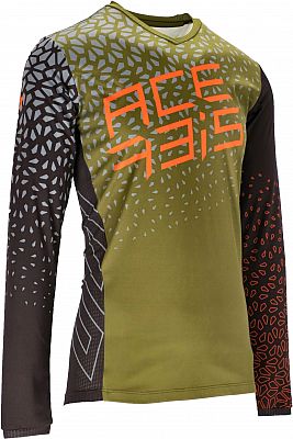 Acerbis MTB Winterfell, Trikot - Grün/Schwarz/Orange - S von Acerbis