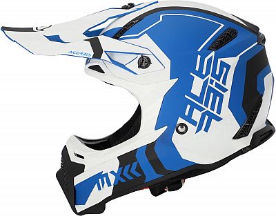 Acerbis Profile 5, Motocrosshelm - Matt Weiß/Blau/Schwarz - M von Acerbis