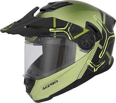 Acerbis Rider Graphic, Klapphelm - Grün/Schwarz - S von Acerbis