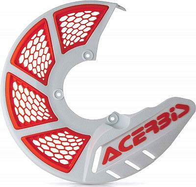 Acerbis X-Brake 2.0, Bremsscheibenschutz - Weiß/Rot von Acerbis