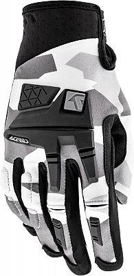Acerbis X-Enduro Camo S22, Handschuhe - Schwarz/Grau/Hellgrau - S von Acerbis