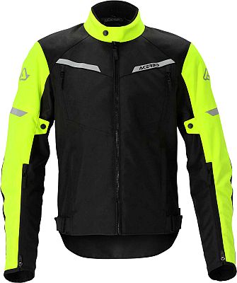 Acerbis X-Street, Textiljacke wasserdicht Damen - Schwarz/Neon-Gelb - XS von Acerbis