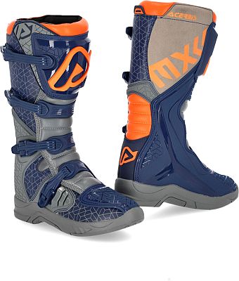 Acerbis X-Team S23, Stiefel - Dunkelblau/Grau/Orange - 42 EU von Acerbis