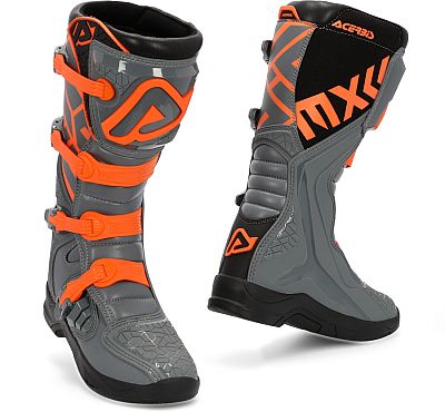Acerbis X-Team, Stiefel - Grau/Orange/Schwarz - 43 EU von Acerbis