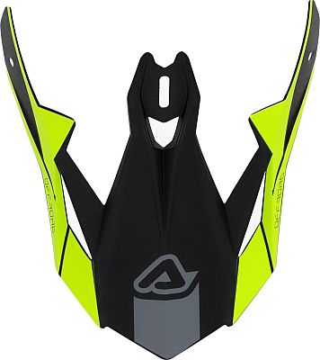 Acerbis X-Track, Helmschirm - Schwarz/Neon-Gelb von Acerbis
