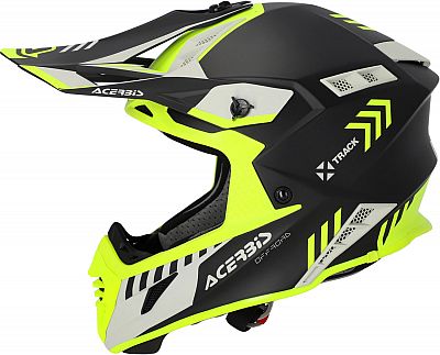 Acerbis X-Track S23 Mips, Crosshelm - Matt Neon-Gelb/Schwarz/Grau - S von Acerbis