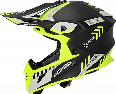 Acerbis X-Track S23 Mips, Motocrosshelm - Matt Neon-Gelb/Schwarz/Grau - XS von Acerbis