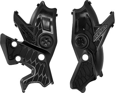 Acerbis Yamaha XT 700 Z Ténéré, X-Grip Rahmenschützer - Schwarz/Schwarz von Acerbis