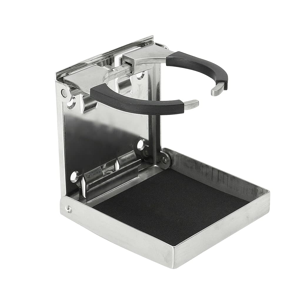 Acesunny 2 x Edelstahl Getränkehalter Dosenhalter Becherhalter Flaschenhalter Auto Boot Becherhalter Getränkehalter Klappbar Halter Für Boot Marine Acesunny 2 x Edelstahl Getränkehalter Dosenhalter Becherhalter Flaschenhalter Auto Boot Becherhalter Getränkehalter Klappbar Halter Für Boot Marine von Acesunny