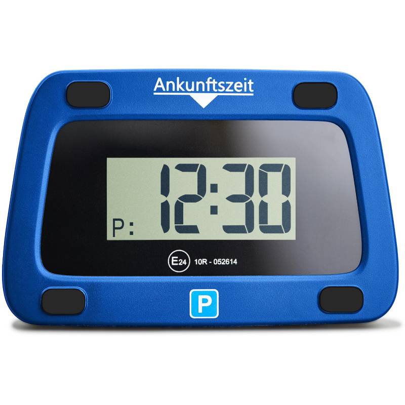 Parkwächter, Parkscheibe digital, elektronische Parkuhr, automatische gemäß Straßenverkehrsordnung für das Auto, blau, 111 mm x 72 mm x 25 mm von Parkwächter