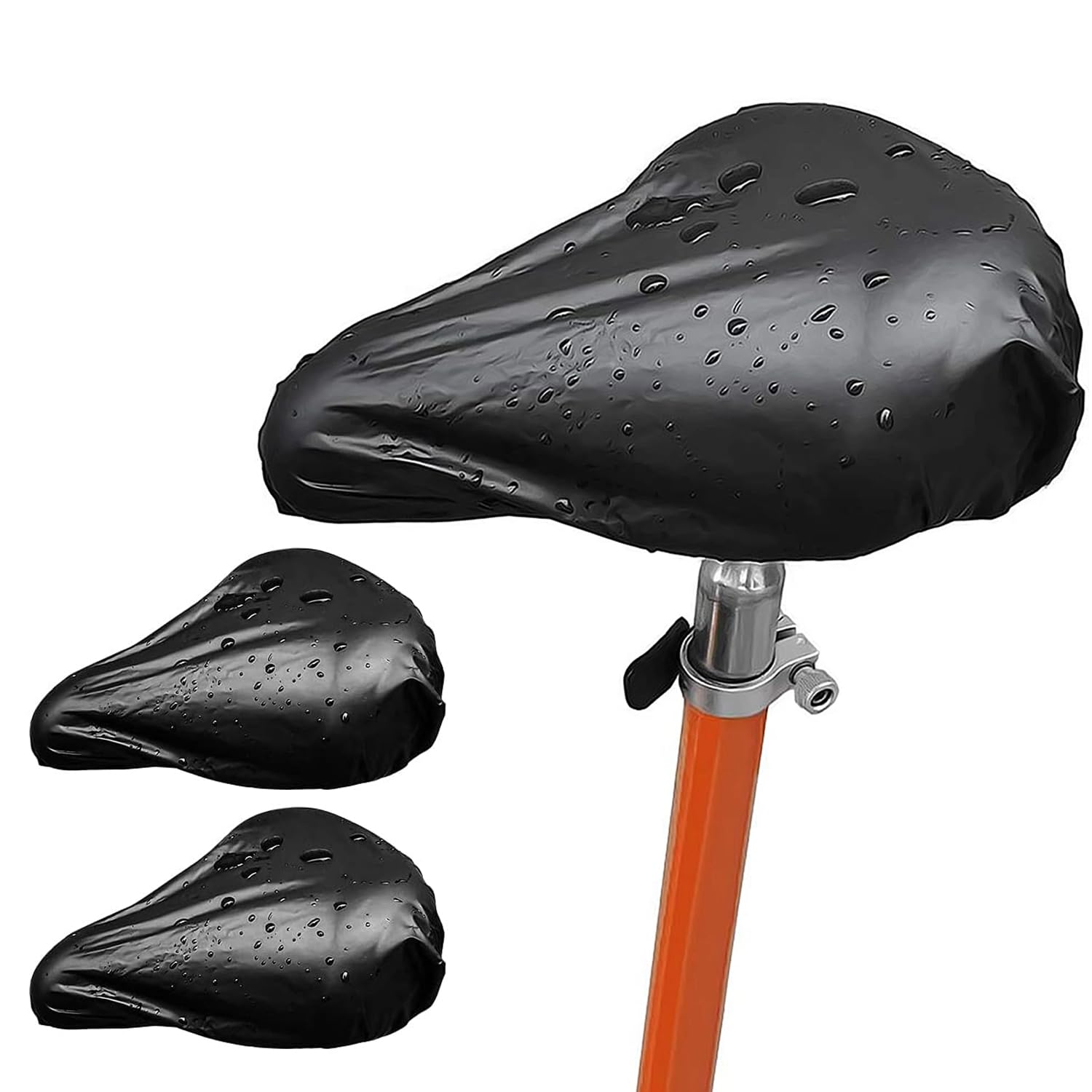 Acooruiteng 2 Stück Sattelschutz Wasserdicht Fahrrad Fahrradsattel Überzug Fahrradsattel Regenschutz Sattelbezug Fahrrad Schwarz PVC Bike Seat Cover für Die Meisten Fahrräder Acooruiteng 2 Stück Sattelschutz Wasserdicht Fahrrad Fahrradsattel Überzug Fahrradsattel Regenschutz Sattelbezug Fahrrad Schwarz PVC Bike Seat Cover für Die Meisten Fahrräder von Acooruiteng