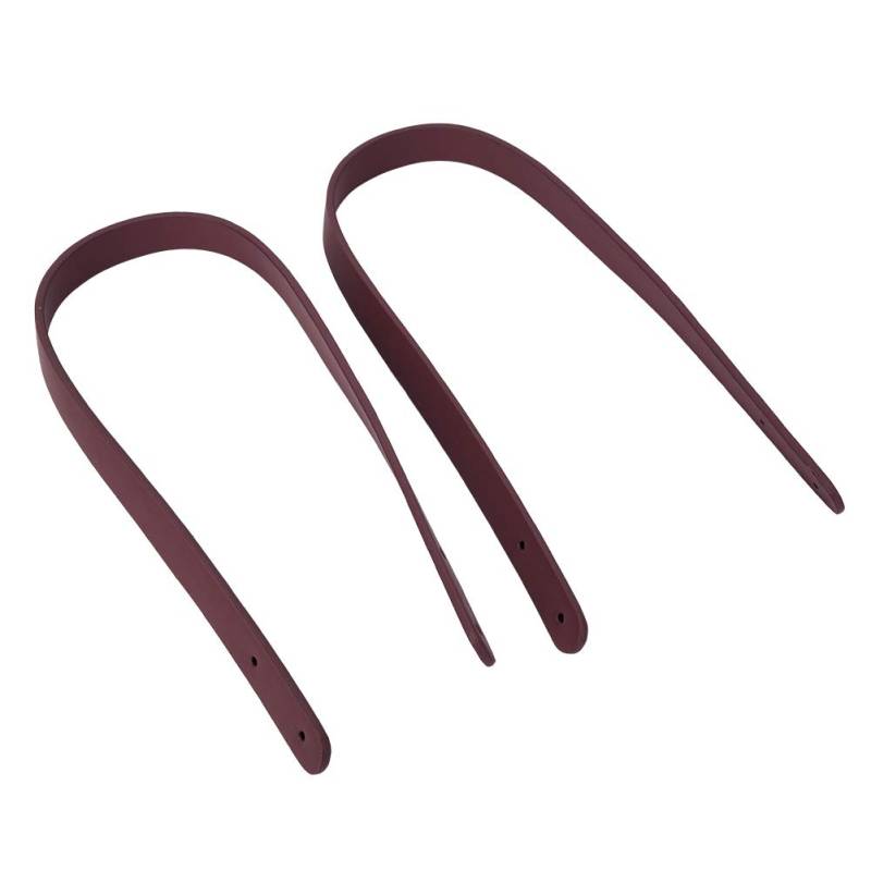 2pcs 65 cm Lederbeutelgriffe mit Nieten DIY Gepäck Accessoires (#4) von Acouto