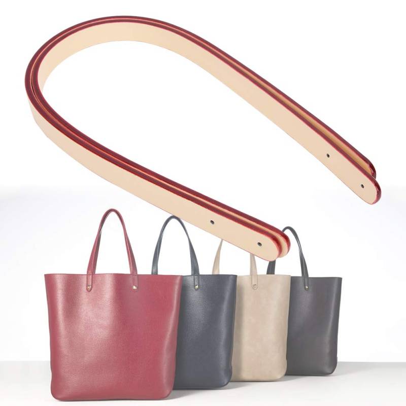 2pcs Bag Hand St Split Leder DIY Handgemachte Handtaschen Teile mit 8 Sets Leichte Golden (#7) von Acouto