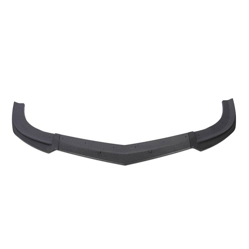 3pcs Vordere Stoßfänger Lippen Hochfest Stoßstange Lip SPO SPO SPO SPO Body Kit für C-Klasse W204 Gesicht C63 2011-2014 Glossy Black Front Stoßstange Lipfront Stoßfänger Lip Spoilerfront Stoßfänger von Acouto