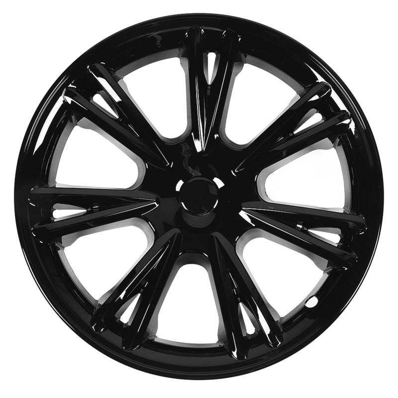 4pcs 19in Rad Hub Scratch Sporty Ersatz für 2020 Bis 2023 Mattschwarz D -Rad Hub Kappenwheel Hubkap Wheel Hubcap19in Hubcapwheel Protektor (Helles Schwarz) von Acouto