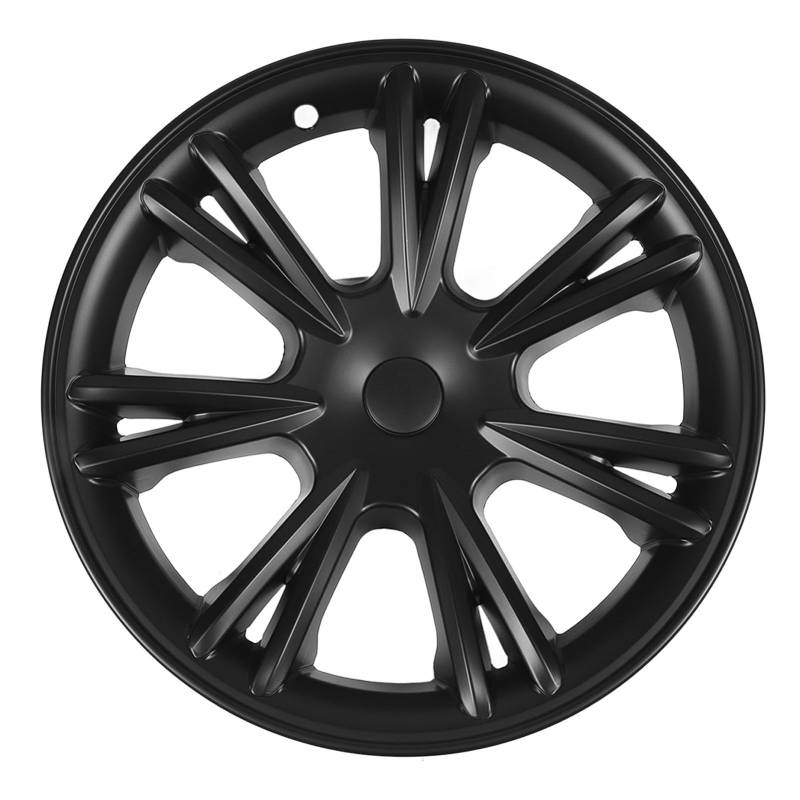 4pcs 19in Rad Hub Scratch Sporty Ersatz für 2020 Bis 2023 Mattschwarz D -Rad Hub Kappenwheel Hubkap Wheel Hubcap19in Hubcapwheel Protektor (Matt-schwarz) von Acouto