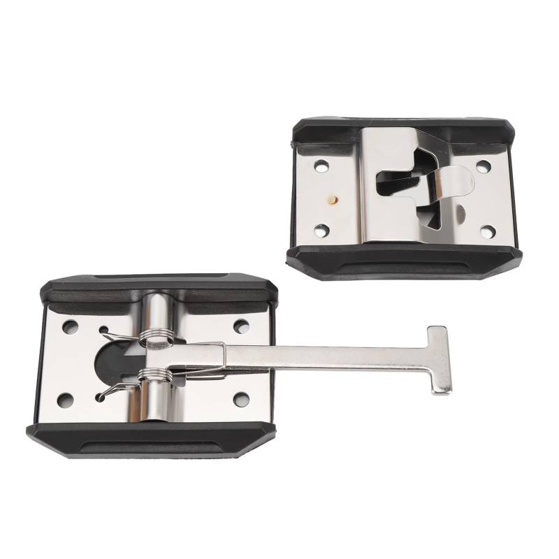 Acouto RV Anhänger Tür Halter Catch T Style Tür Verriegelung Edelstahl Eingangstür Fang für Van Anhänger mit Robuster Struktur Einfache Installation (4inch) von Acouto