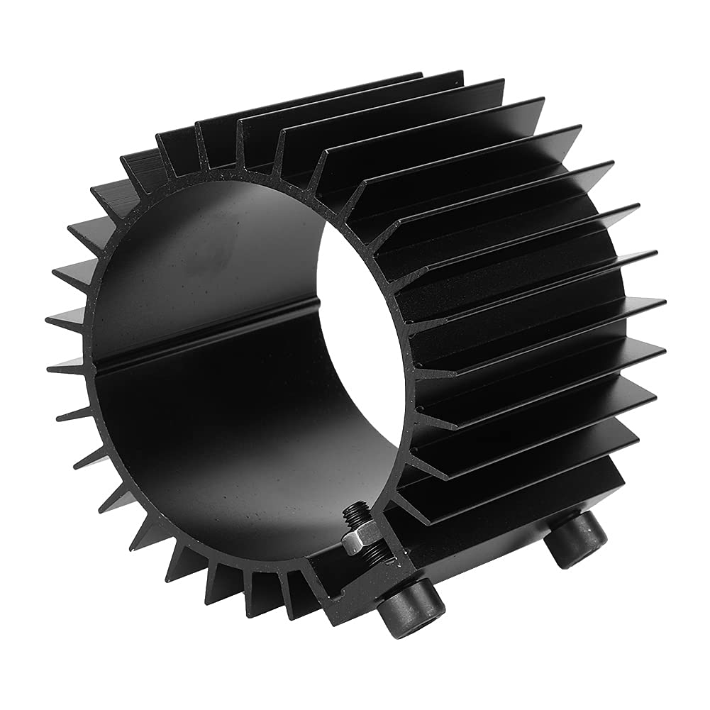 Auto Motorölfilter Kühler Kühlkörperabdeckung Aluminiumlegierung Motorhalterung Zubehör (schwarz) Ölfilter Kühlkörper Ölfilter Motor (Schwarz) von Acouto