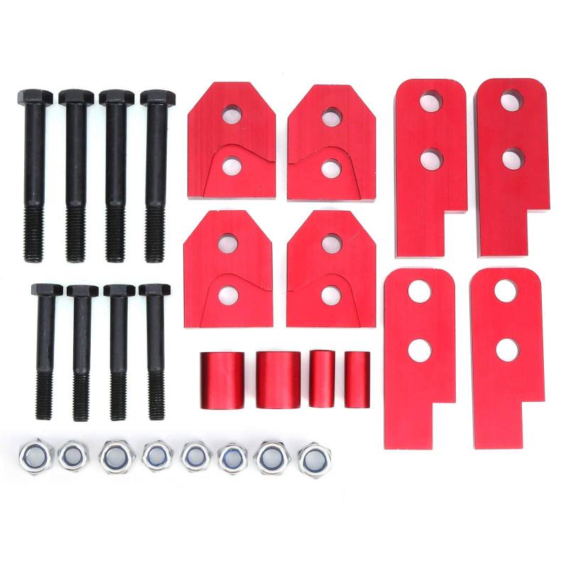 Full Kitatv Supporta 2in Full Kit Allterrain Fahrzeughebewerkzeuge Red Fit für Rhino 450/660/700 Einfach 2 Erhöhung der Freigabe und Fähigkeit Ist Flugzeuge Erhöhte Zentimeter Können Sein von Acouto