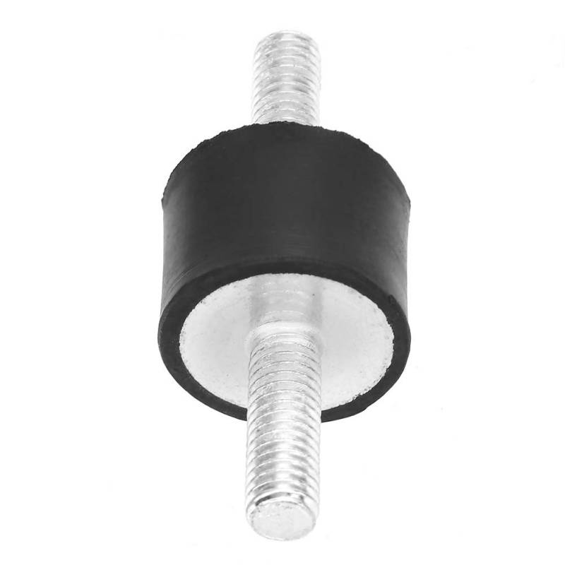 Gummipuffer M6 4 Stück M6 Gummilager Malei Vibration Silentblock Auto Boot Spulen Gummi + Metall Silent Block (VV20*15 M6*18) von Acouto