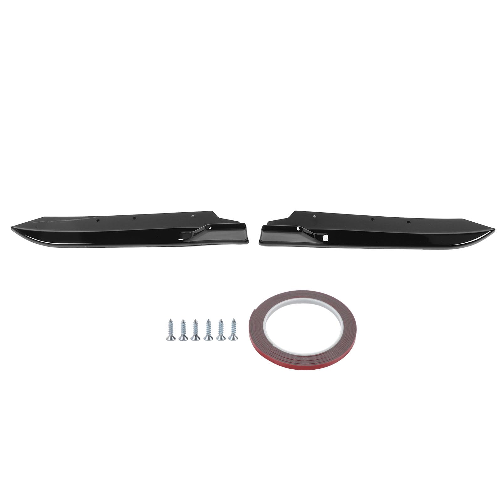 Heck Stoßfänger Diffusorpaar Heck Stoßfänger Diffusserspoiler Impact Car Lippensplitter für 3 Serien E90 Standard 2005? 2012 Kohlefasermodell, Bevor eine Verbesserte Hintere Ist (Helles Schwarz) von Acouto