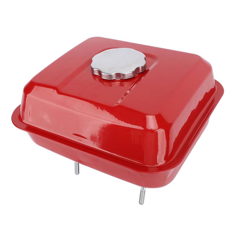Mini Bike Gas Tank Iron Tank Tank Ersatz für 6,5 PS Motor CT200U Baja Mini Bike Go Kart Teil mit Rot Elektroplatter Bemalter Oberfläche für CT200U-EX CT200U-EXR BT200X von Acouto