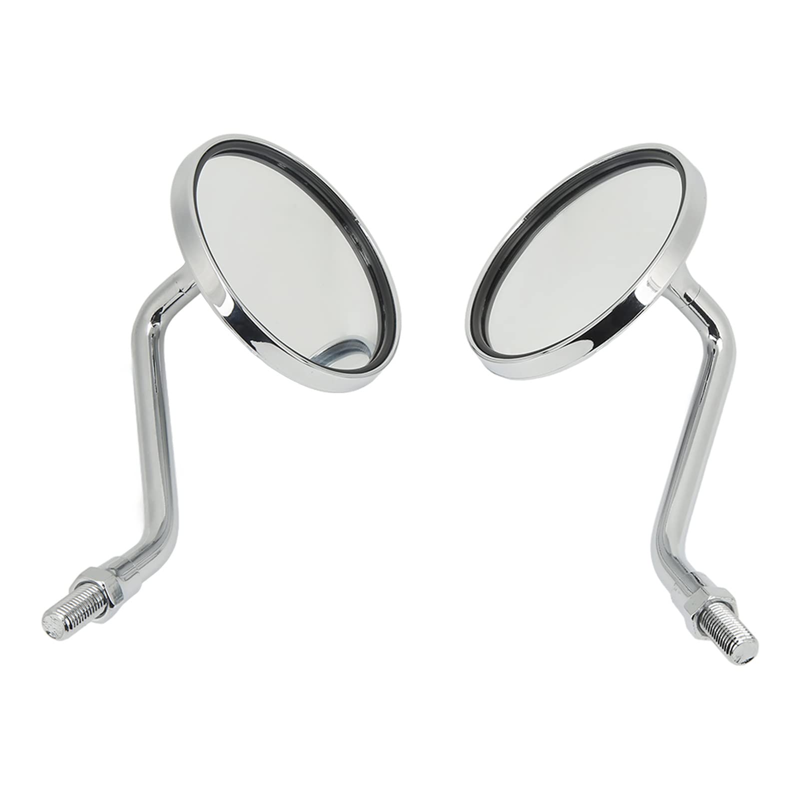 Motorrad -Rückansicht Rückspiegel 3,4 -Zoll Weitlenker Rückspiegel für Motorradsilber und Breit Diese Rückansicht Hat Definition und Mehr durch Regen Ihre Rückspiegelansicht (SILVER) von Acouto