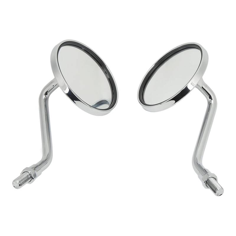 Motorrad -Rückansicht Rückspiegel 3,4 -Zoll Weitlenker Rückspiegel für Motorradsilber und Breit Diese Rückansicht Hat Definition und Mehr durch Regen Ihre Rückspiegelansicht (SILVER) von Acouto