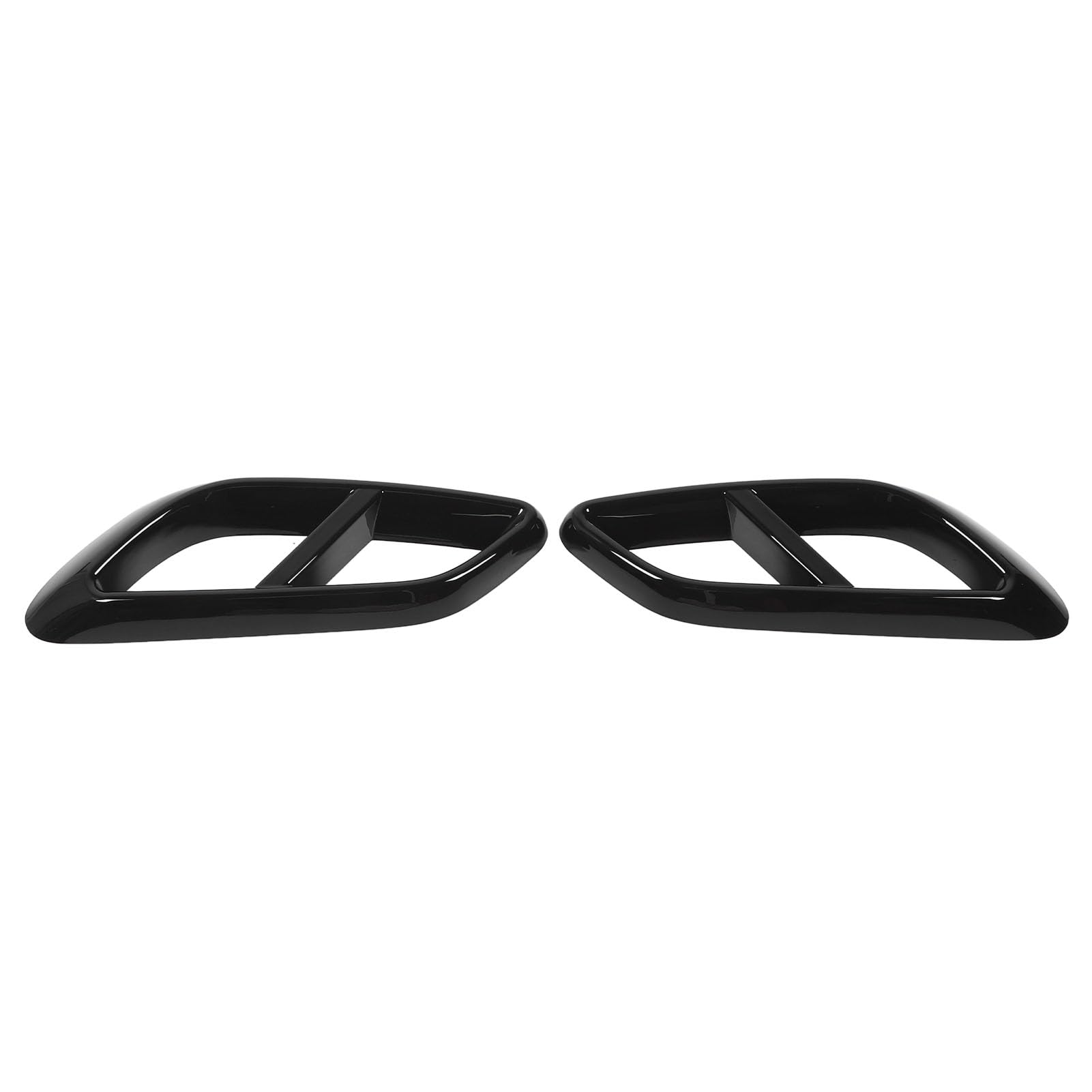 Paarauto Außenrohr -Muffler Ausgangsspitze Rohrabdeckung Links Rechts Ersatz für CLE? Class Coupé C236? LINE (Helles Schwarz) von Acouto