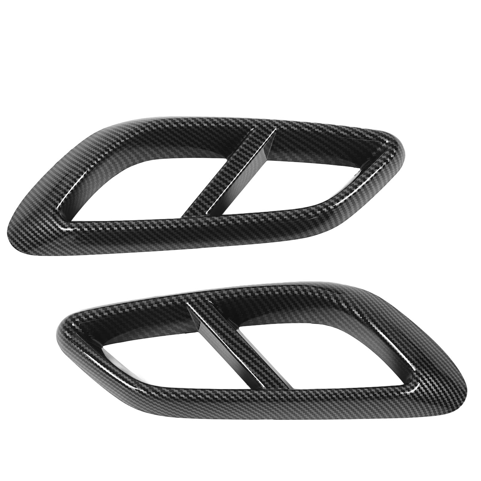 Paarauto Außenrohr -Muffler Ausgangsspitze Rohrabdeckung Links Rechts Ersatz für CLE? Class Coupé C236? LINE (Kohlefaser-Stil) von Acouto