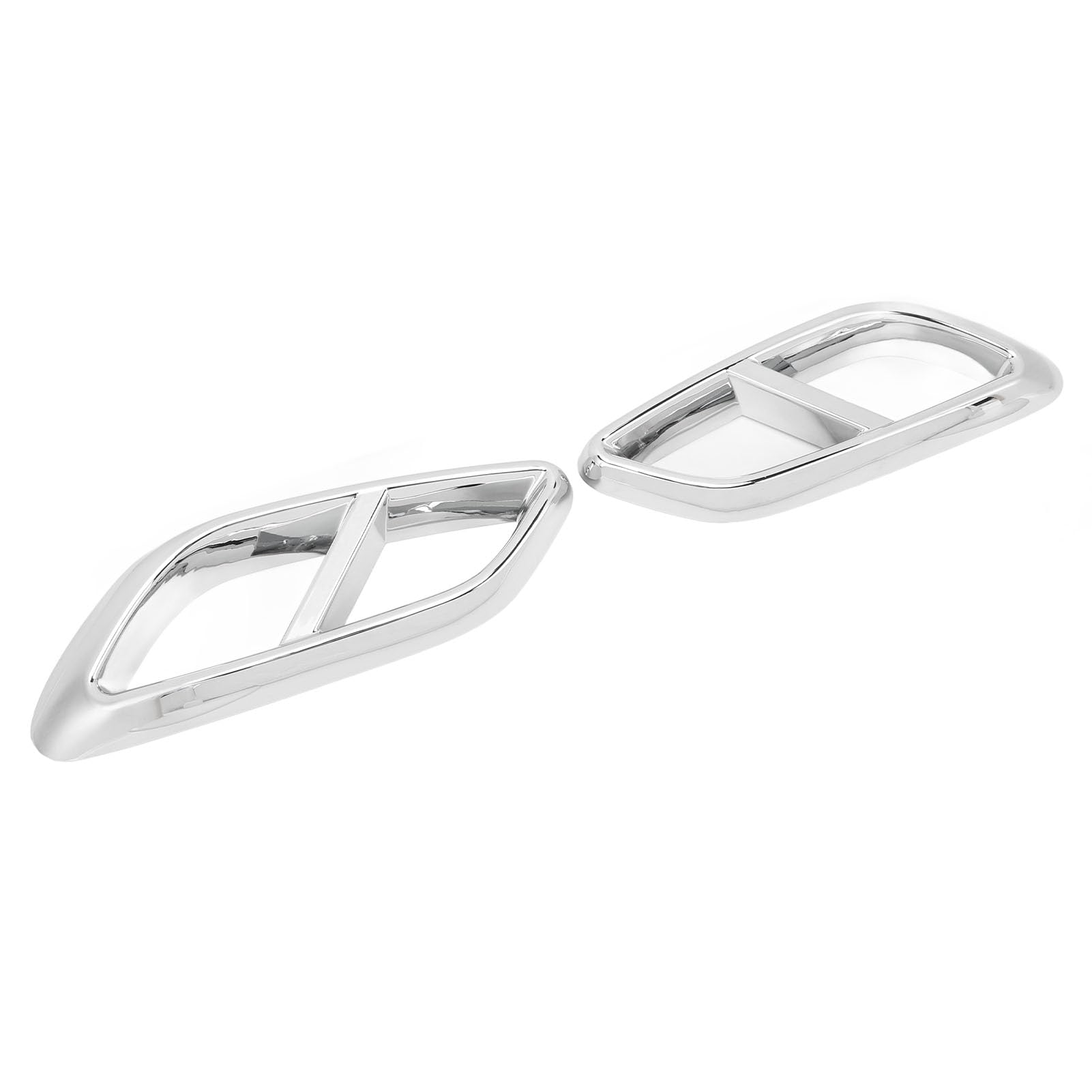 Paarauto Außenrohr -Muffler Ausgangsspitze Rohrabdeckung Links Rechts Ersatz für CLE? Class Coupé C236? LINE (SILVER) von Acouto