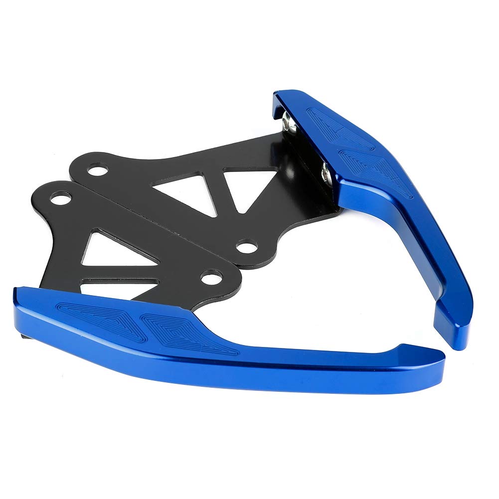 Passagier Heckgrab Aluminium Motorrad -Sozius Beiger Heckschiene Griff Blue Diese Stangen Sind auf Beiden Stangen Fester Stürze Hinter (Blue) von Acouto