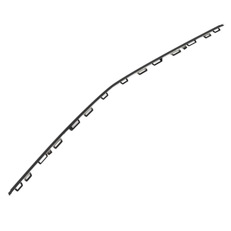 Acouto Vordere Stoßstange Untere Mittelausstattung Vordere Stoßfänger Vordere Vordere Stoßstange-Mittelverkleidung für CLA-Klasse C117 Standardversion 2016-2019 Gloss Black ABS-Material von Acouto