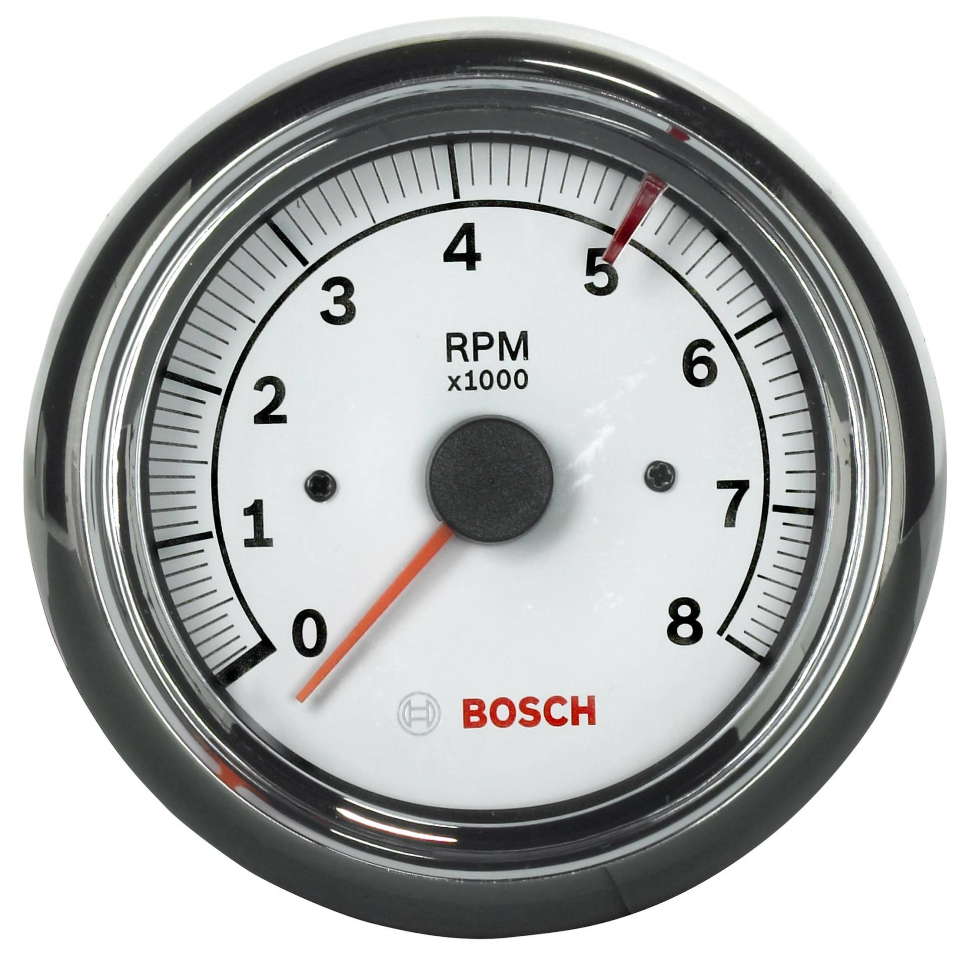 Actron Bosch SP0F000020 Sport II Tachometer (weißes Zifferblatt, verchromte Lünette) von Actron