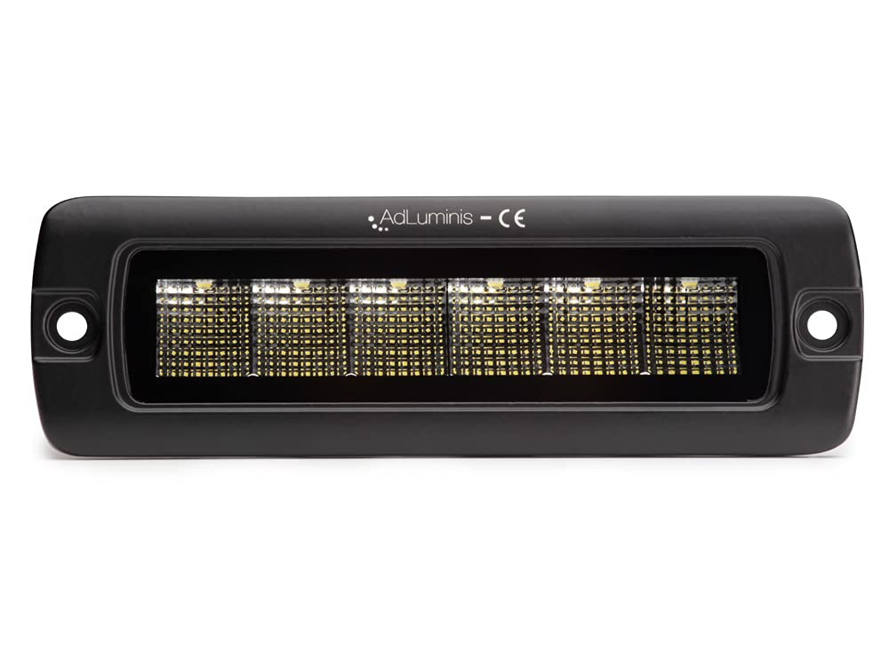 AdLuminis Blackline LED Arbeitsscheinwerfer 30 Watt 2300 Lumen, Flood, Einbau, Zusatzscheinwerfer, Arbeitsscheinwerfer von AdLuminis