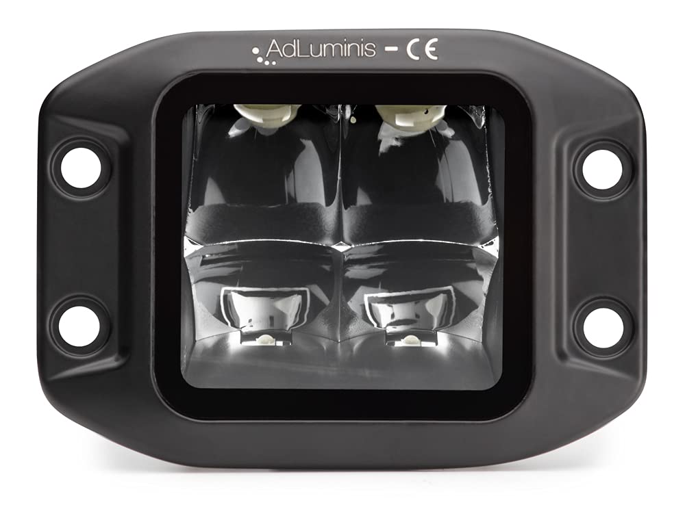 AdLuminis Blackline LED Arbeitsscheinwerfer Einbau 45 Watt 3150 Lumen, Spot, Zusatzscheinwerfer, Rückfahrscheinwerfer, Einbauscheinwerfer AdLuminis Blackline LED Arbeitsscheinwerfer Einbau 45 Watt 3150 Lumen, Spot, Zusatzscheinwerfer, Rückfahrscheinwerfer, Einbauscheinwerfer von AdLuminis