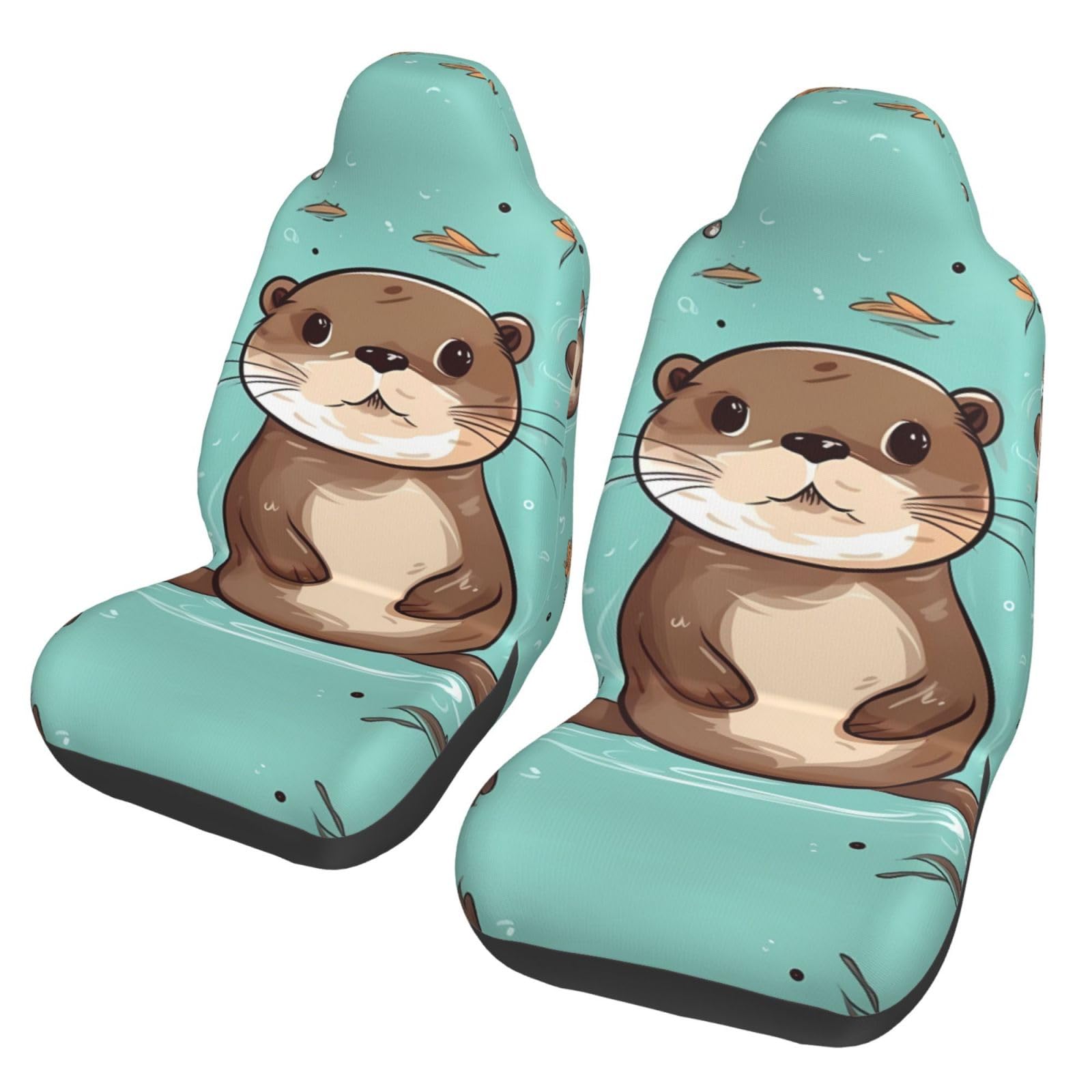 AdaNti Cartoon Niedlichen Otter Druck Auto Sitzbezüge Waschbar Weich Fahrer Sitz Protector Auto Innen Zubehör für Autos SUV LKW 2 STÜCKE AdaNti Cartoon Niedlichen Otter Druck Auto Sitzbezüge Waschbar Weich Fahrer Sitz Protector Auto Innen Zubehör für Autos SUV LKW 2 STÜCKE von AdaNti