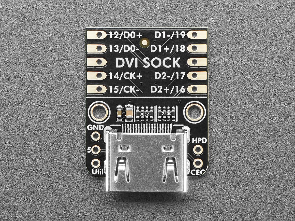 Adafruit DVI Sock für Pico, funktioniert mit HDMI Displays, 5957 Adafruit DVI Sock für Pico, funktioniert mit HDMI Displays, 5957 von Adafruit