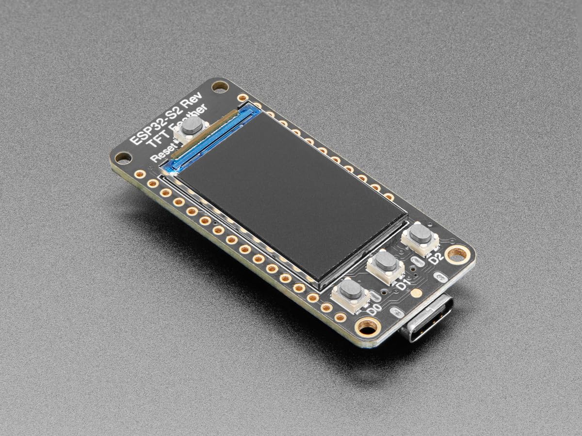 Adafruit ESP32-S2 Reverse TFT Feather, 5345 Adafruit ESP32-S2 Reverse TFT Feather, 5345 von Adafruit