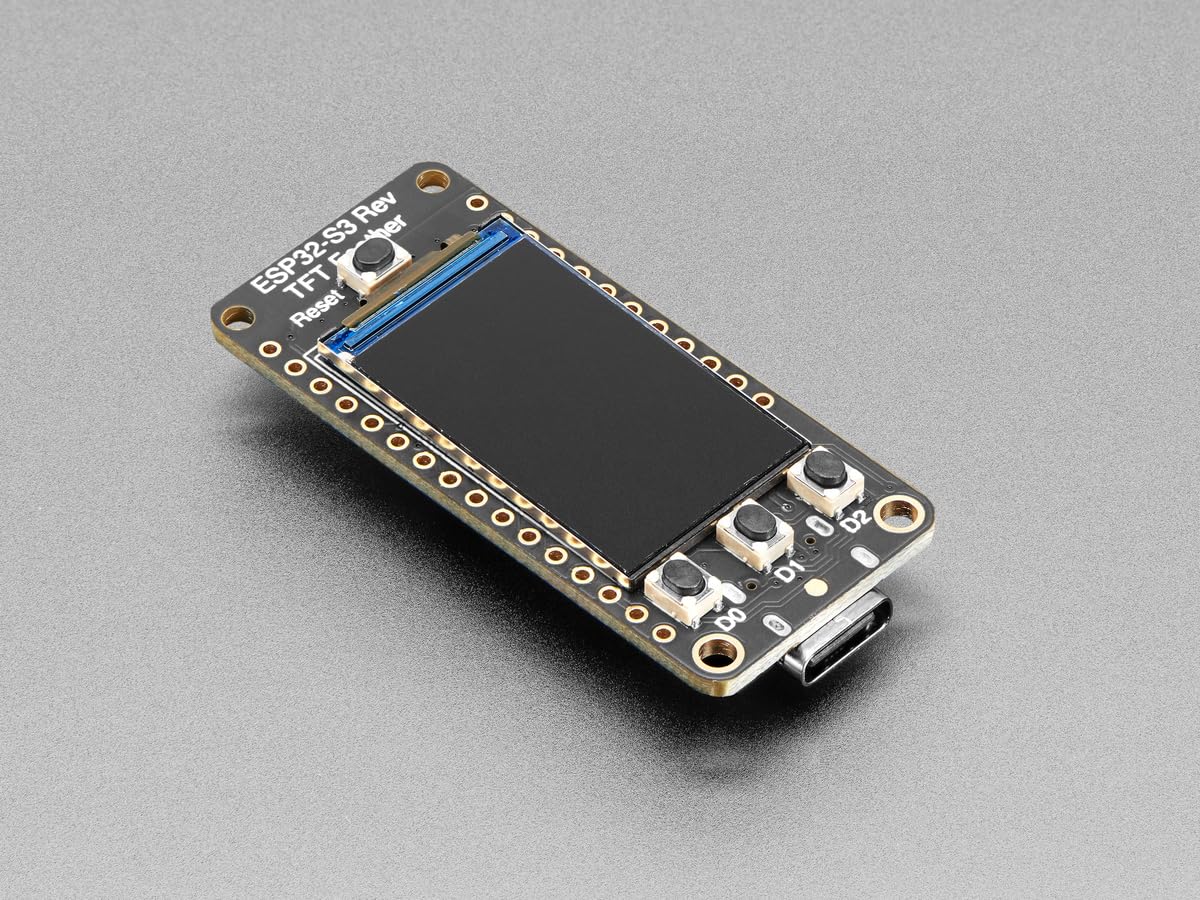 Adafruit ESP32-S3 Reverse TFT Feather, 4MB Flash, 2MB PSRAM, STEMMA QT, 5691 Adafruit ESP32-S3 Reverse TFT Feather, 4MB Flash, 2MB PSRAM, STEMMA QT, 5691 von Adafruit