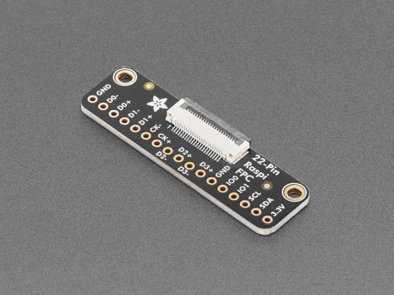Adafruit FPC Breakout für Raspberry Pi 5 DSI oder RP2350 HSTX, 22-polig 0.5mm FPC, 6014 von Adafruit