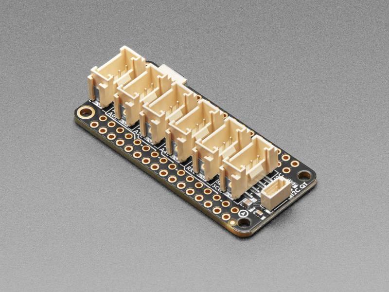 Adafruit Grove und Stemma QT FeatherWing für all Feather Boards, 5862 von Adafruit
