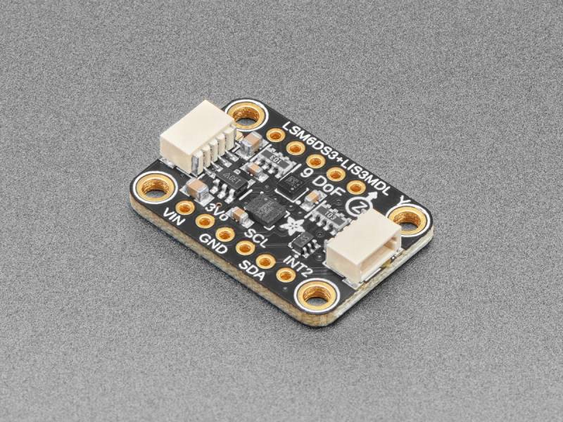 Adafruit LSM6DS3TR-C + LIS3MDL, Präzisions-IMU, 9 DoF, STEMMA QT/Qwiic, 5543 von Adafruit