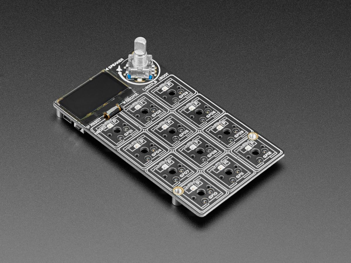 Adafruit MACROPAD RP2040 Bare Bones für 3x4 Taster mit Encoder, OLED, 5100 Adafruit MACROPAD RP2040 Bare Bones für 3x4 Taster mit Encoder, OLED, 5100 von Adafruit
