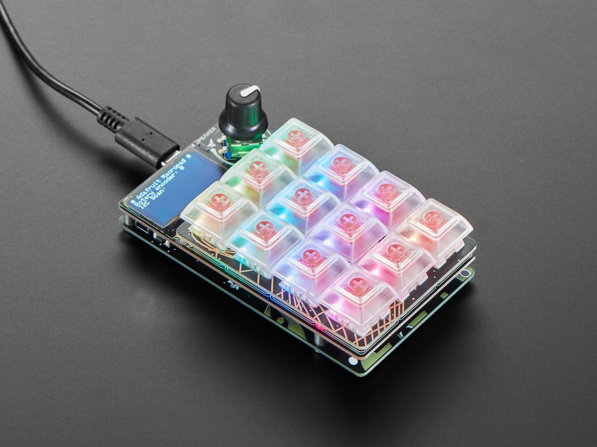 Adafruit MacroPad RP2040 Starter Kit mit 3x4 Keys + Encoder + OLED, 5128 Adafruit MacroPad RP2040 Starter Kit mit 3x4 Keys + Encoder + OLED, 5128 von Adafruit
